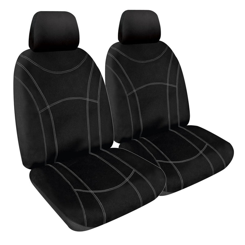 Sperling Getaway Neoprene Front Black - Silver Stitch