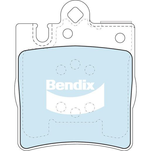 Bendix General CT Brake Pad Set Front DB1457 GCT