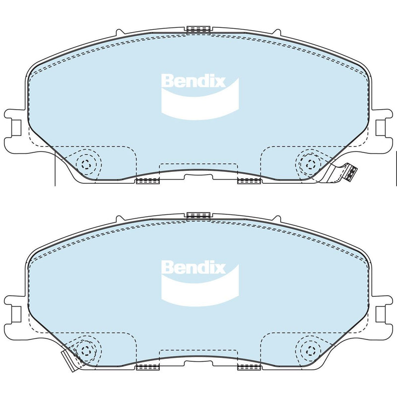 Bendix Ultimate 4WD Brake Pad Set Rear DB2533 ULT4WD