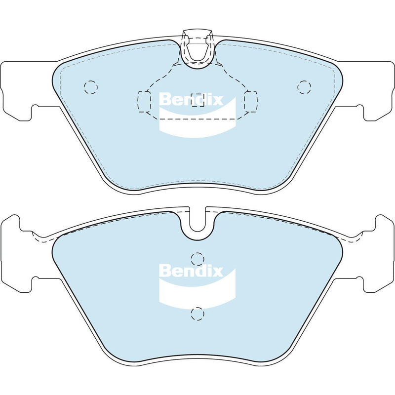 Bendix General CT Brake Pad Set Front DB1856 GCT