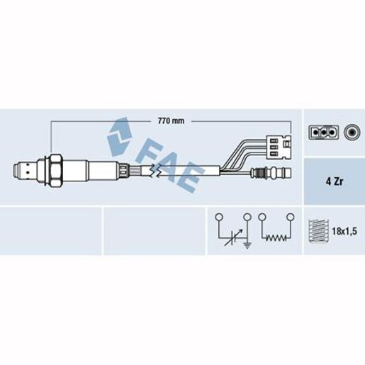 OEX Oxygen Sensor OES Europe OOS5350