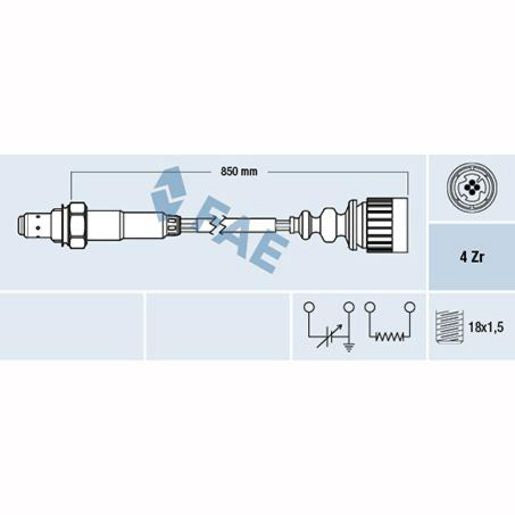 OEX Oxygen Sensor OES Europe OOS5024
