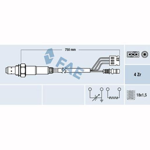 OEX Oxygen Sensor OES Europe OOS5378