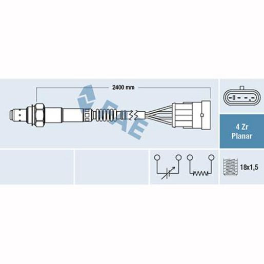 OEX Oxygen Sensor OES Europe OOS5103