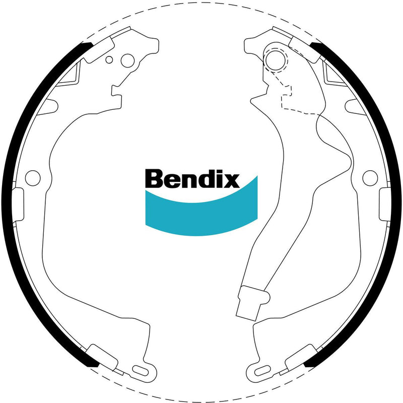 Bendix Ultimate 4WD Brake Shoe Set Rear BS5059 ULT4WD