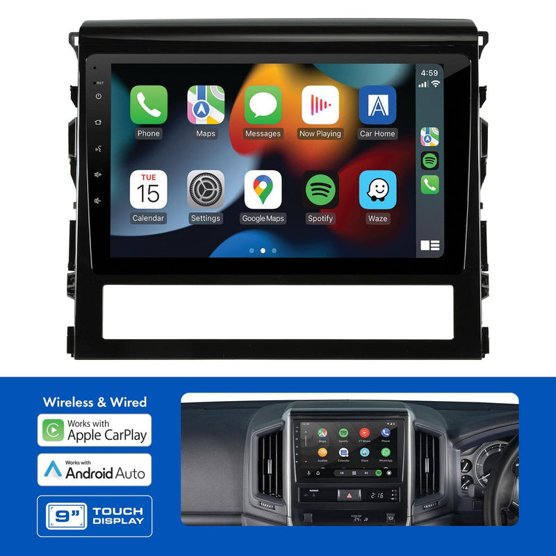 Aerpro 9In Multimedia Receiver To Suit Toyota Landcruiser