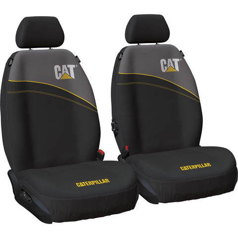 Caterpillar Front Car Seat Covers Neoprene/Canvas