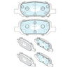 Bendix EV Hybrid Brake Pad Set Rear DB2676 EV