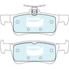 Bendix General CT Brake Pad Set Rear DB2692 GCT
