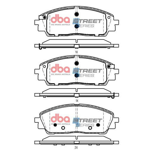 DBA Street Series Brake Pad Set DB15073SS