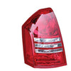 APG All Crash Black Red/Clear Tail Lamp Passenger Side
