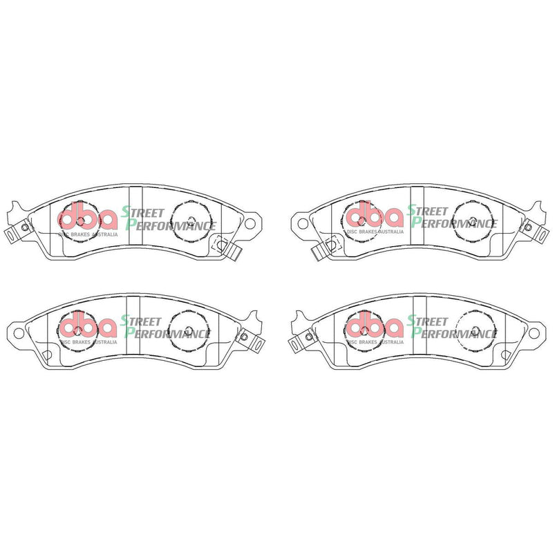 DBA Street Performance Brake Pad Set Front DB1353SP