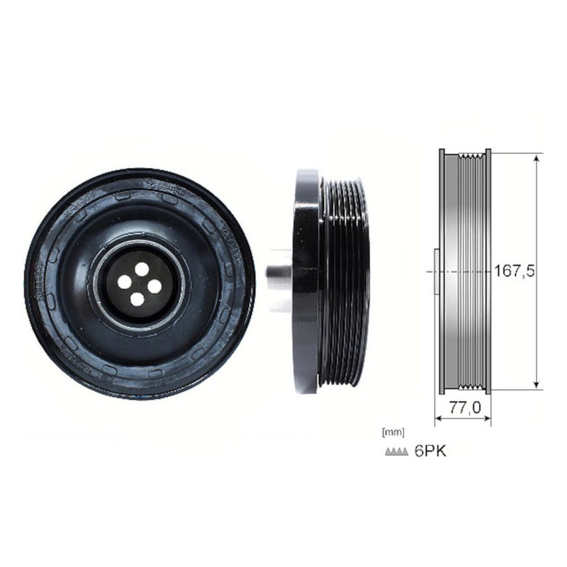 INA Crankshaft Pulley 544 0137 10