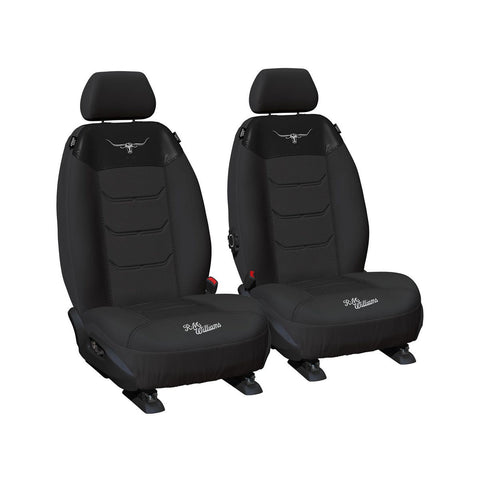 R.M. Williams Front Car Seat Covers Polyester, Mesh Black