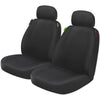Maxitrac Front Car Seat Covers Repreve, Black - Pair