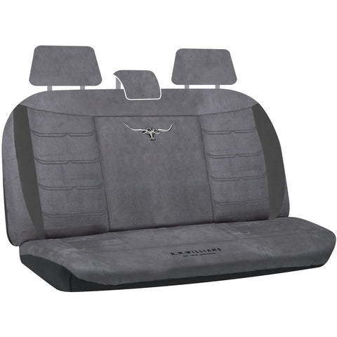 R.M. Williams Seat Cover Set Velour Rear Grey VLRMW16GRY06