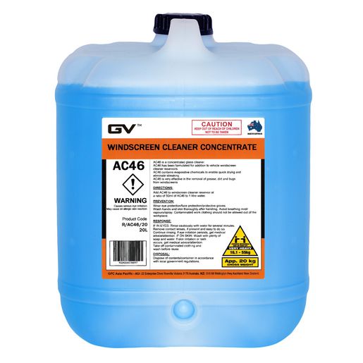 GVOil Windscreen Reservoir Additive - 20L R/AC46/20