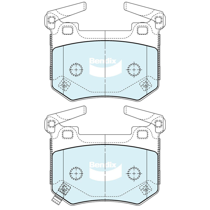 Bendix SRT Brake Pad Set DB2647 SRT