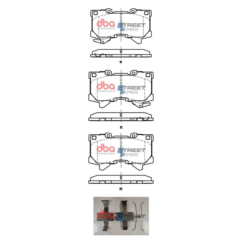 DBA Street Series Brake Pad Set DB15077SS