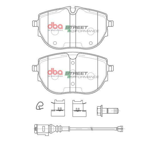 DBA Street Performance Brake Pad Set DB15115SP