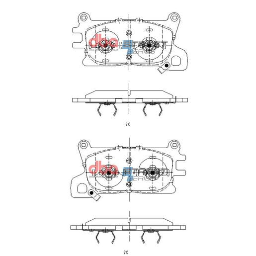 DBA Street Series Brake Pad Set DB15141SS