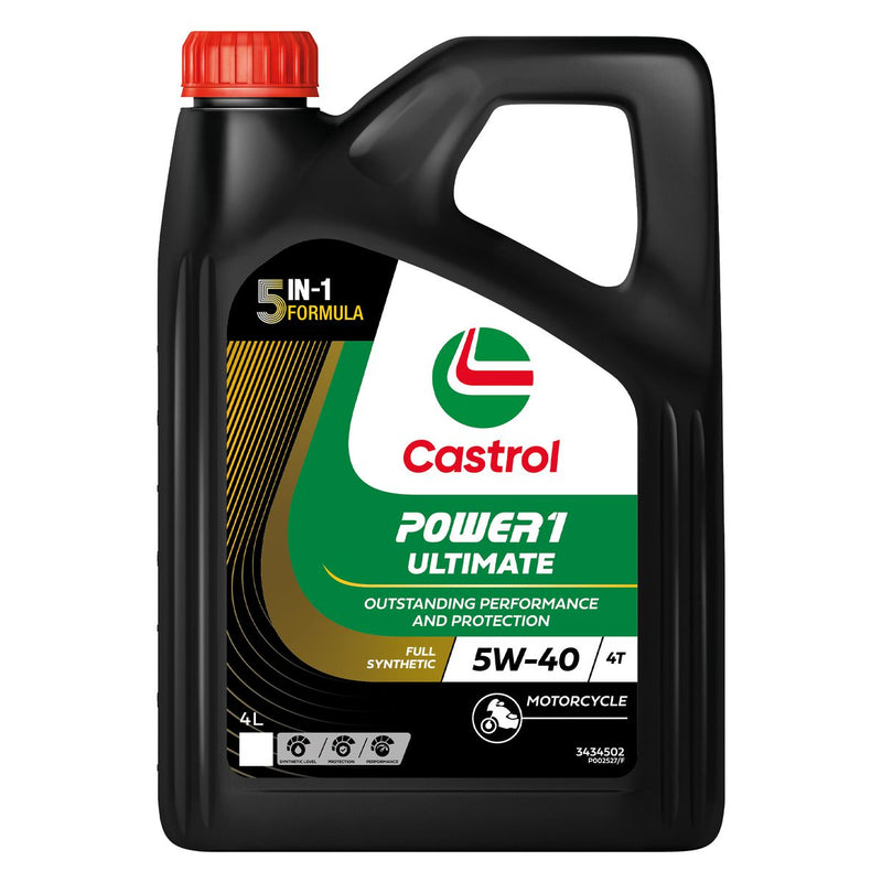 Castrol POWER1 Ultimate 4T 5W-40 Engine Oil 4L 3434502