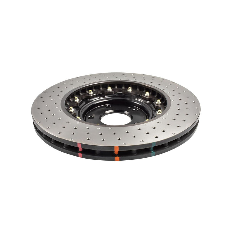DBA 5000 Series 2-Piece Assy Black X/Drilled & Dimpled