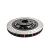 DBA 5000 Series 2-Piece Assy Black X/Drilled & Dimpled