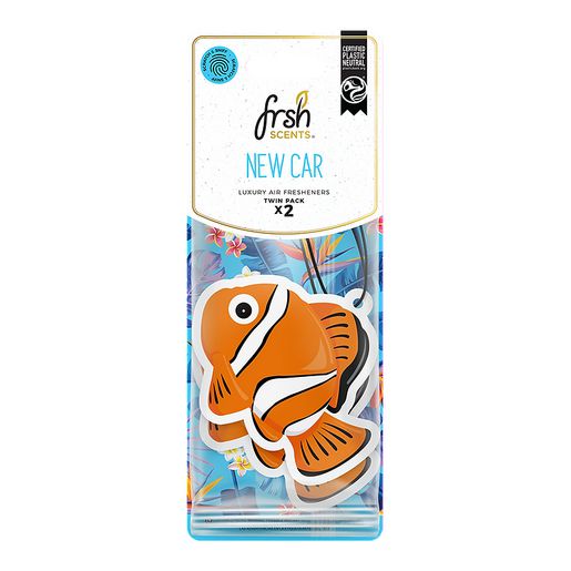 Frsh Fish New Car Paper 2PK Air Freshener VO029