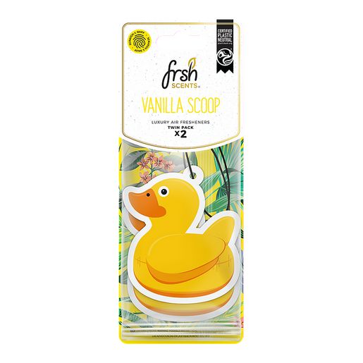 Frsh Duck Vanila Paper 2PK Air Freshener VO019