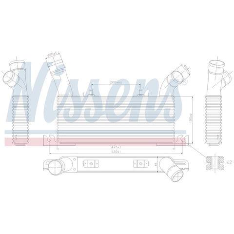 Nissens Intercooler 961006