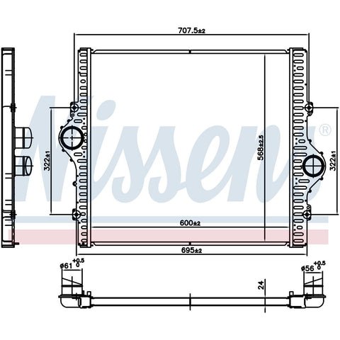Nissens Intercooler 961506