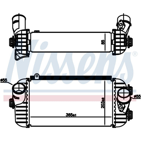 Nissens Intercooler 96187
