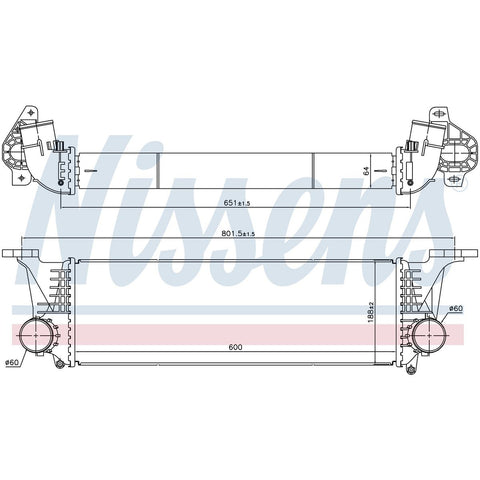 Nissens Intercooler 96246