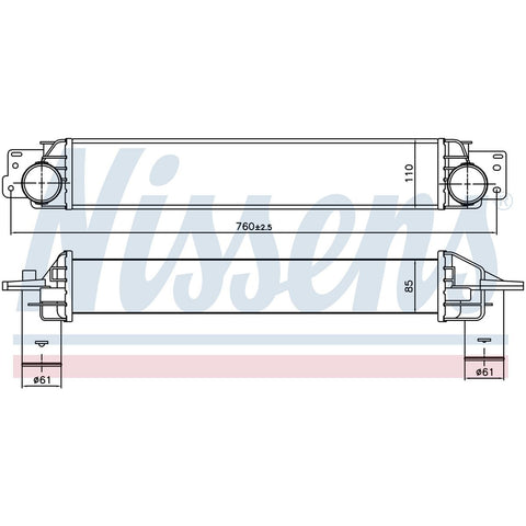 Nissens Intercooler 96411