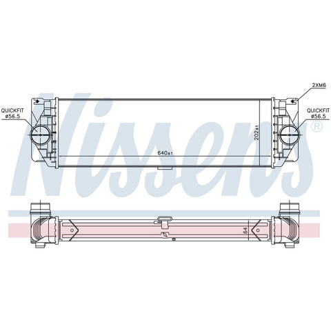 Nissens Intercooler 96526