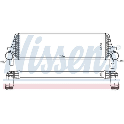 Nissens Intercooler 96571