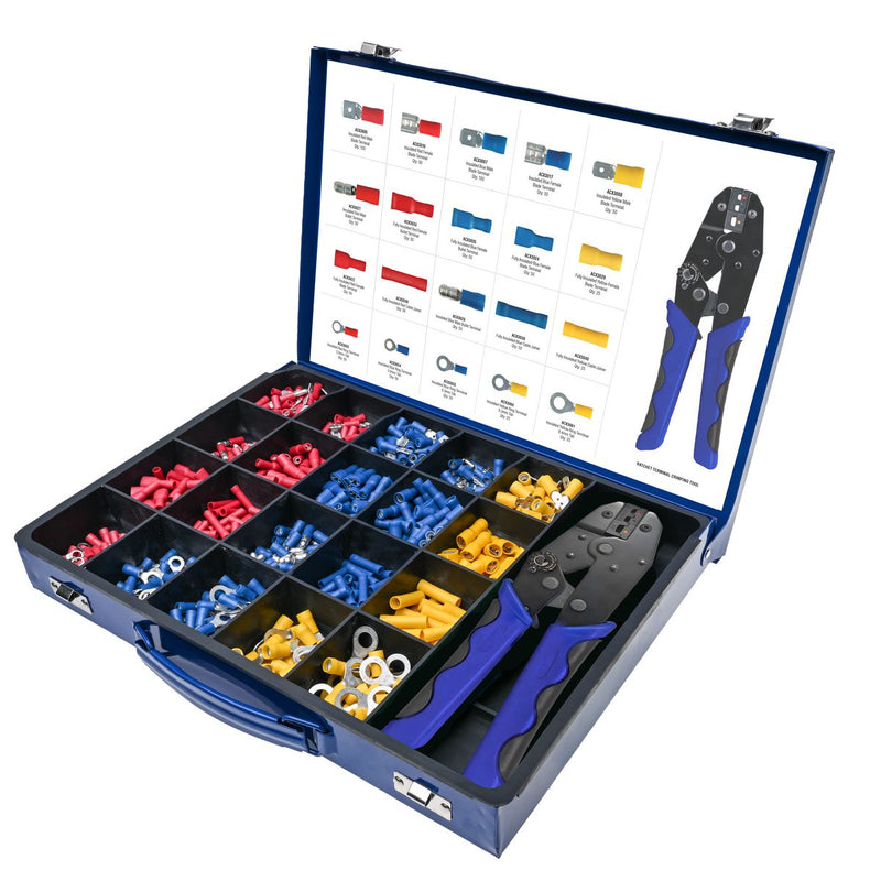 OEX Crimp Terminal Assortment Kit 1000 Pieces & Crimping