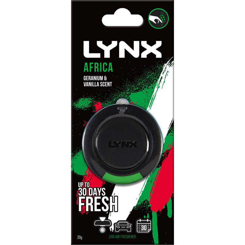 Lynx Car Air Freshener - 3D Hang Africa Scent E303520800