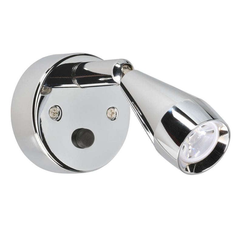 Narva 12 Volt Silver Interior Lamp With Touch Switch And