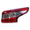 APG All Crash Black Red/Clear Tail Lamp Drivers Side OEM