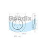 Bendix General CT Brake Rotor Single BR2587 GCT