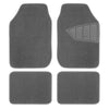 Gearup Carpet Mat Set Grey - 4 Piece GUCM4G