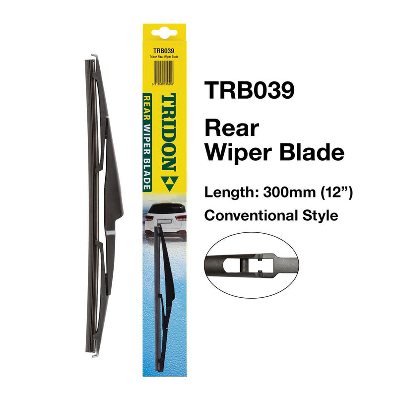 Tridon Hook Style Conventional Rear Wiper Blade 300mm