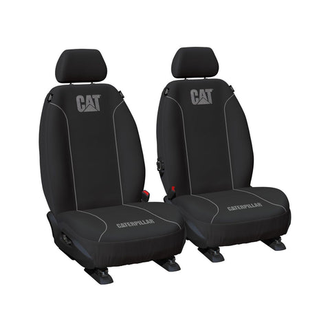 Caterpillar Front Car Seat Covers Poly Canvas,