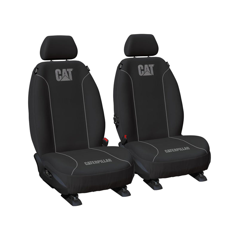 Caterpillar Front Car Seat Covers Poly Canvas,