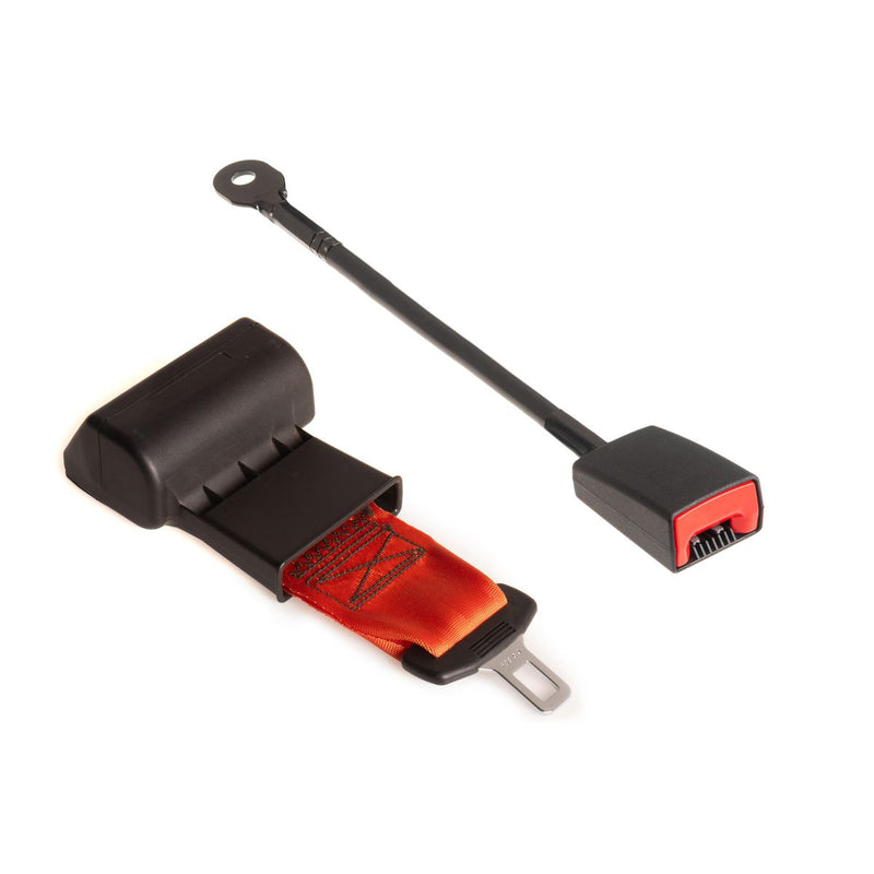 APV Seat Belt 3 Inch ALR Lap 400mm Stalk, Orange KI4782FO
