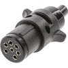 OEX 7 Pin Small Round Trailer Plug - Plastic ACX8039