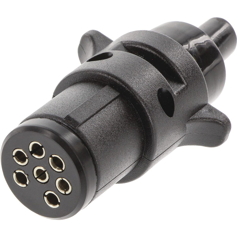 OEX 7 Pin Small Round Trailer Plug - Plastic ACX8039