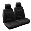 Sperling Tailored Fit Front Car Seat Covers Canvas, Black